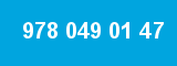 978 049 01 47 978 049 01 47